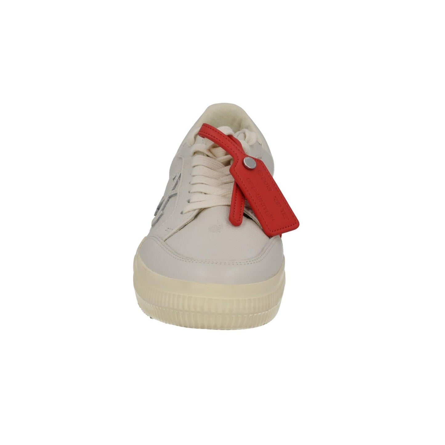 OFF WHITE Trainers Low Vulcanized Lace Sneakers Ecru White EU41 UK8 NEW RRP410