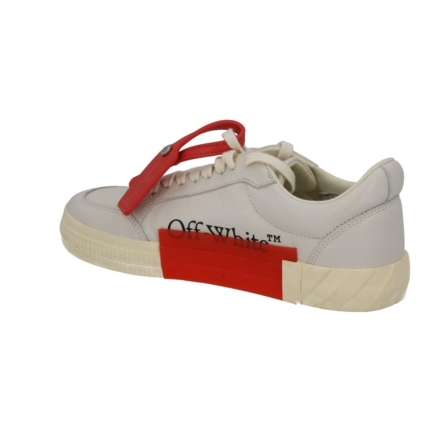 OFF WHITE Trainers Low Vulcanized Lace Sneakers Ecru White EU41 UK8 NEW RRP410