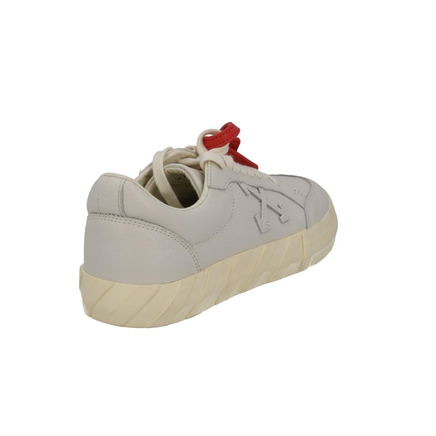 OFF WHITE Trainers Low Vulcanized Lace Sneakers Ecru White EU41 UK8 NEW RRP410