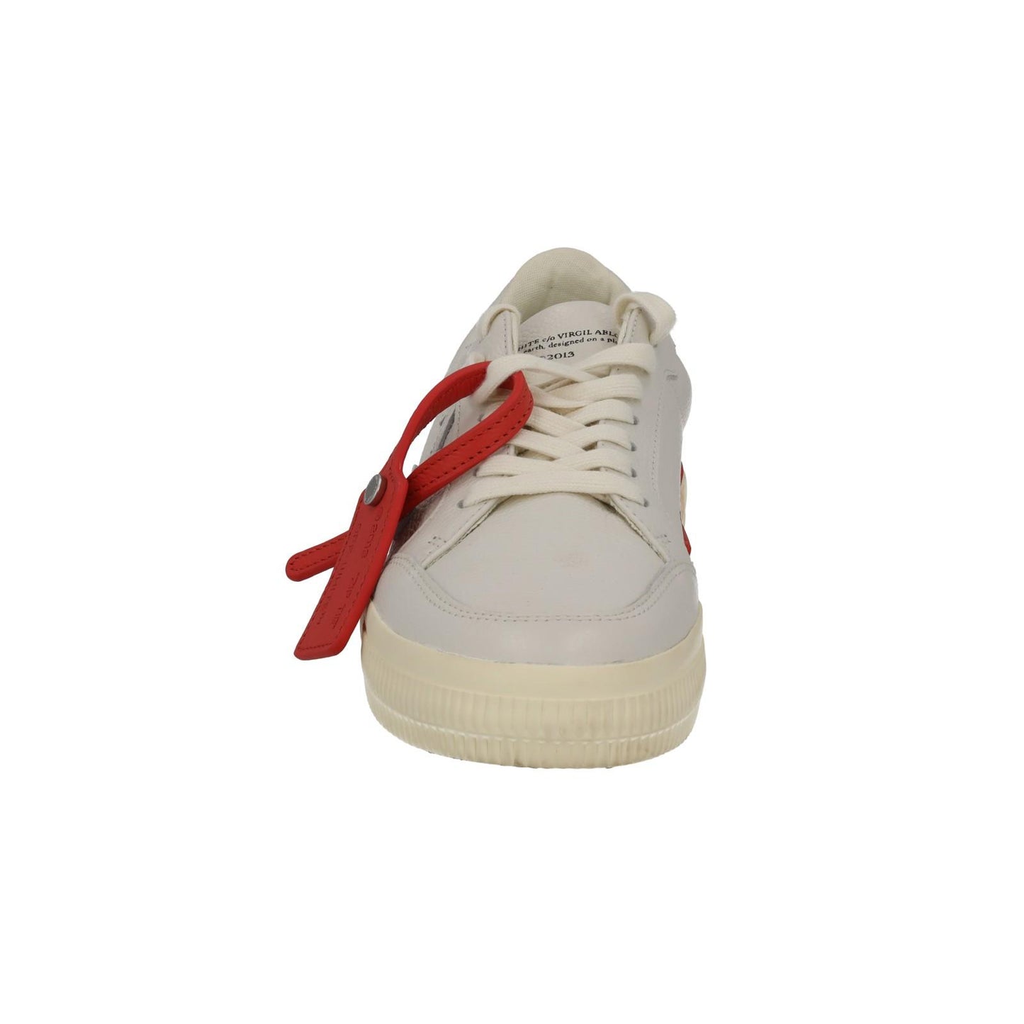 OFF WHITE Trainers Low Vulcanized Lace Sneakers Ecru White EU39 UK6 NEW RRP410