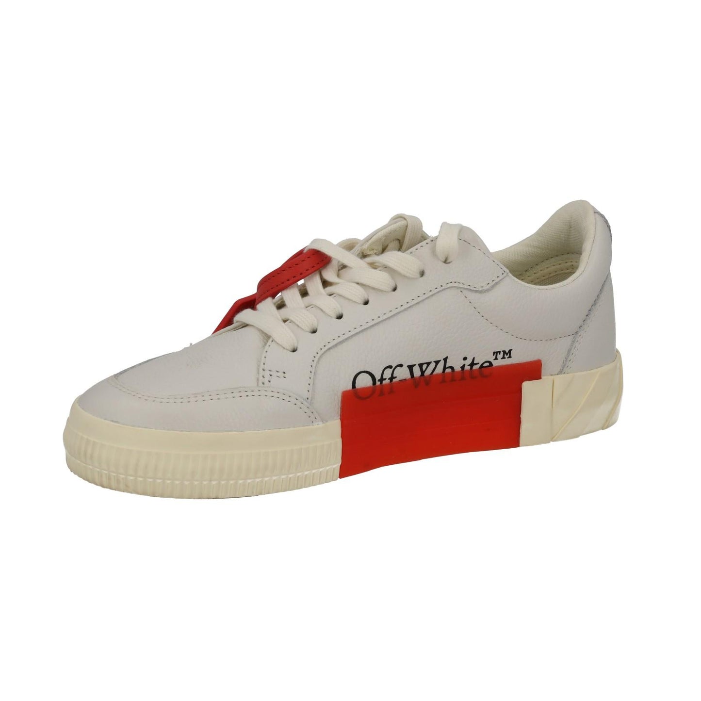 OFF WHITE Trainers Low Vulcanized Lace Sneakers Ecru White EU39 UK6 NEW RRP410