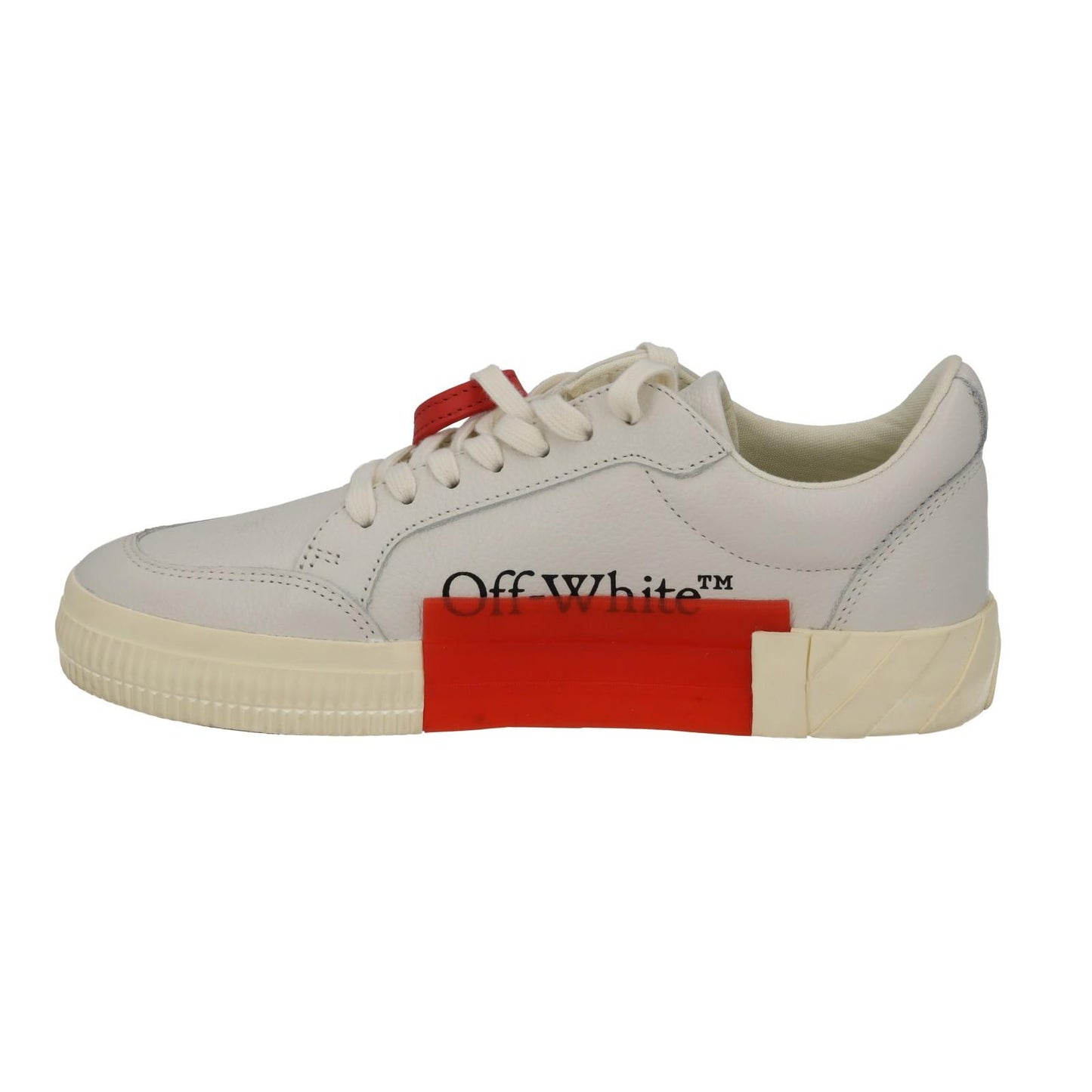 OFF WHITE Trainers Low Vulcanized Lace Sneakers Ecru White EU39 UK6 NEW RRP410