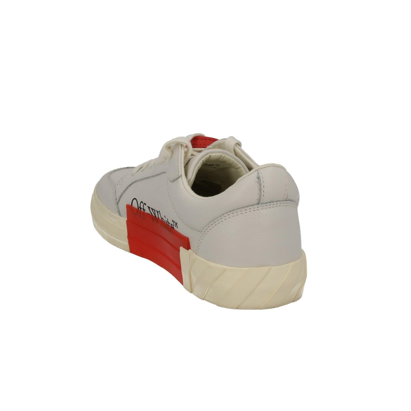 OFF WHITE Trainers Low Vulcanized Lace Sneakers Ecru White EU39 UK6 NEW RRP410