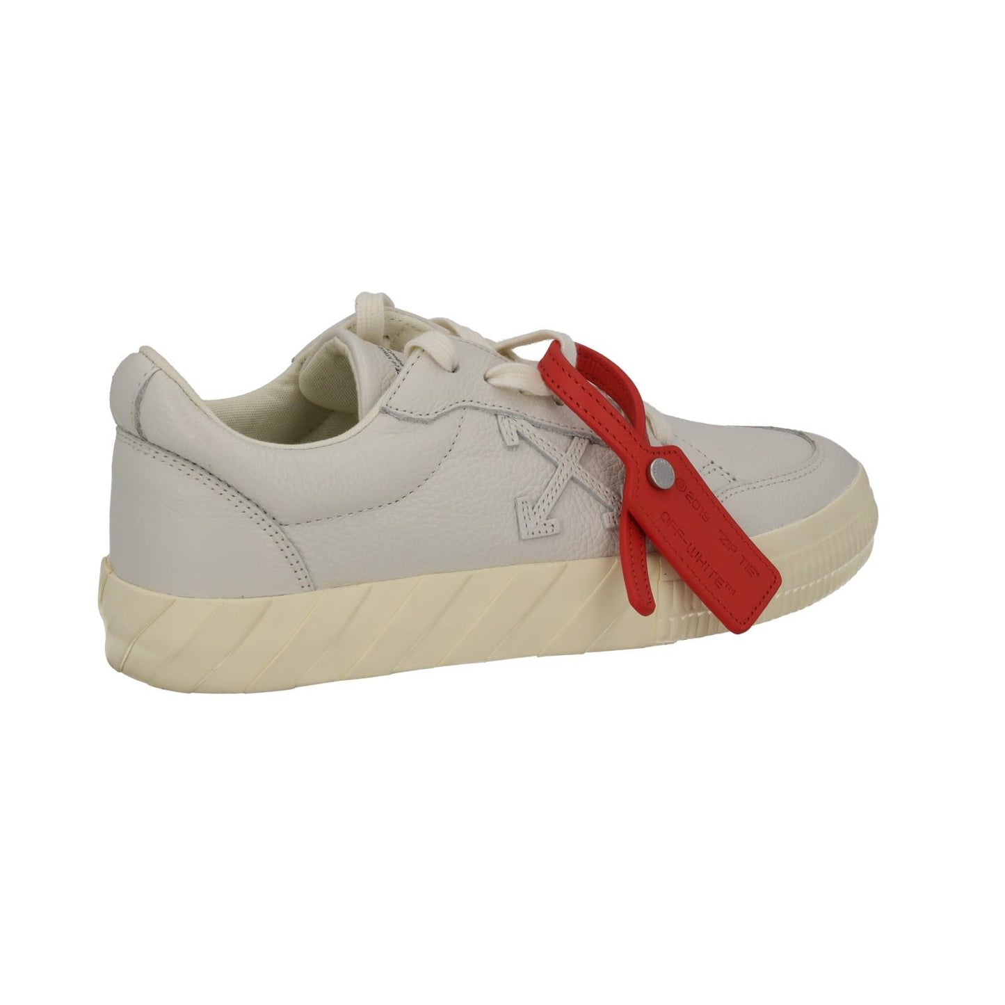OFF WHITE Trainers Low Vulcanized Lace Sneakers Ecru White EU39 UK6 NEW RRP410