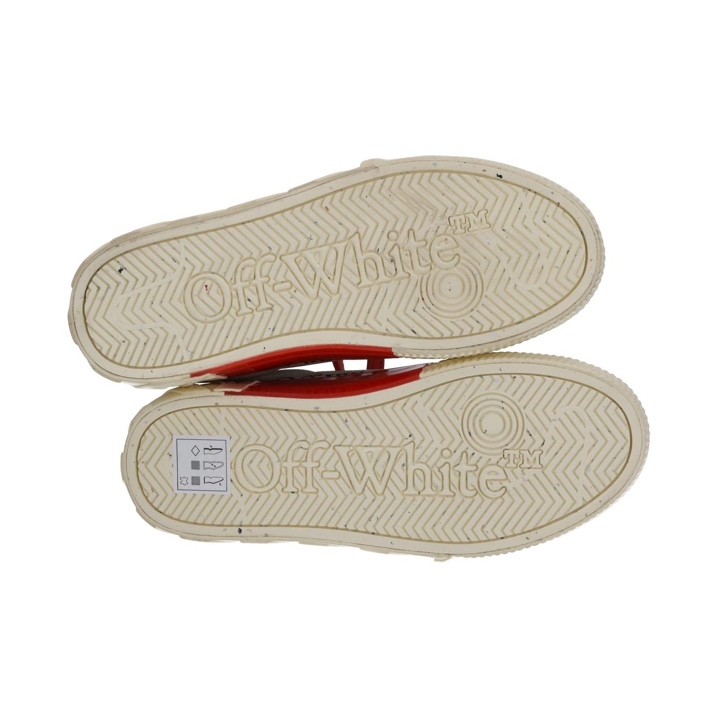 OFF WHITE Trainers Low Vulcanized Lace Sneakers Ecru White EU39 UK6 NEW RRP410