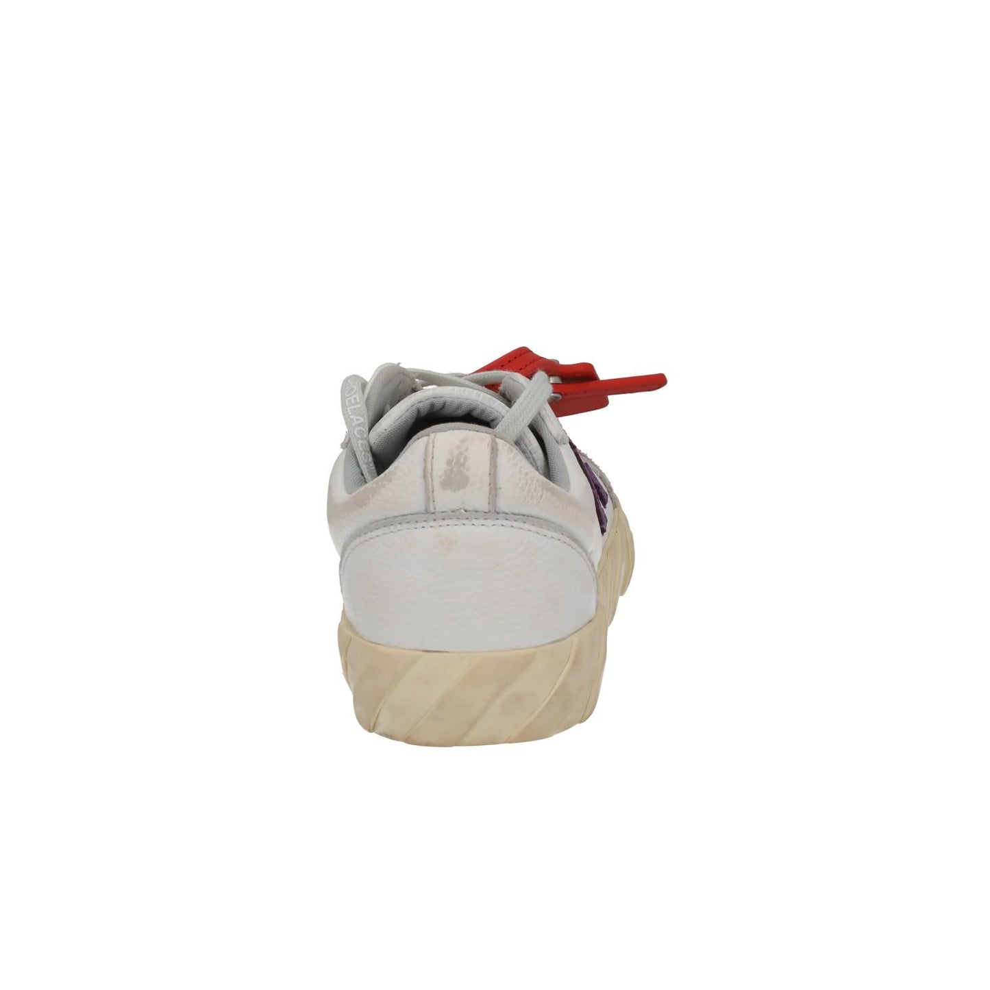 OFF WHITE Trainers Low Vulcanized Distressed White Leather EU36 UK3 NEW RRP440