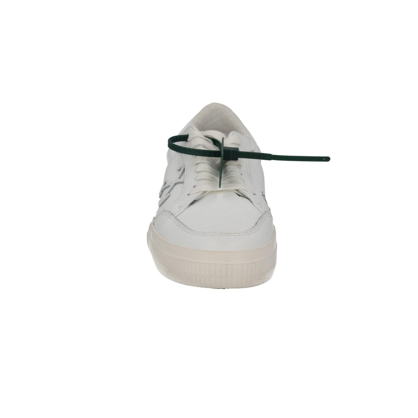 OFF WHITE Trainers Low Vulcanized Lace Up Sneakers White IT41 UK7 NEW RRP390