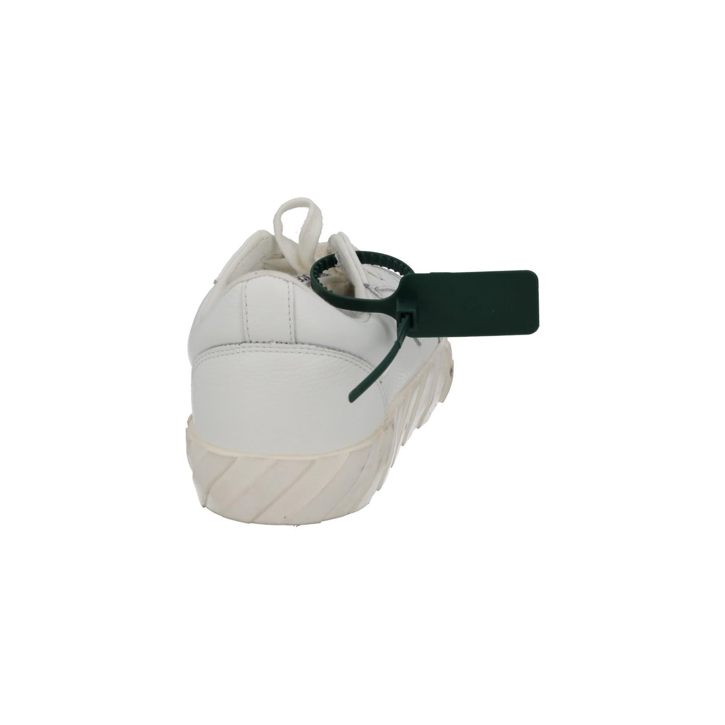 OFF WHITE Trainers Low Vulcanized Lace Up Sneakers White UK7 NEW RRP390