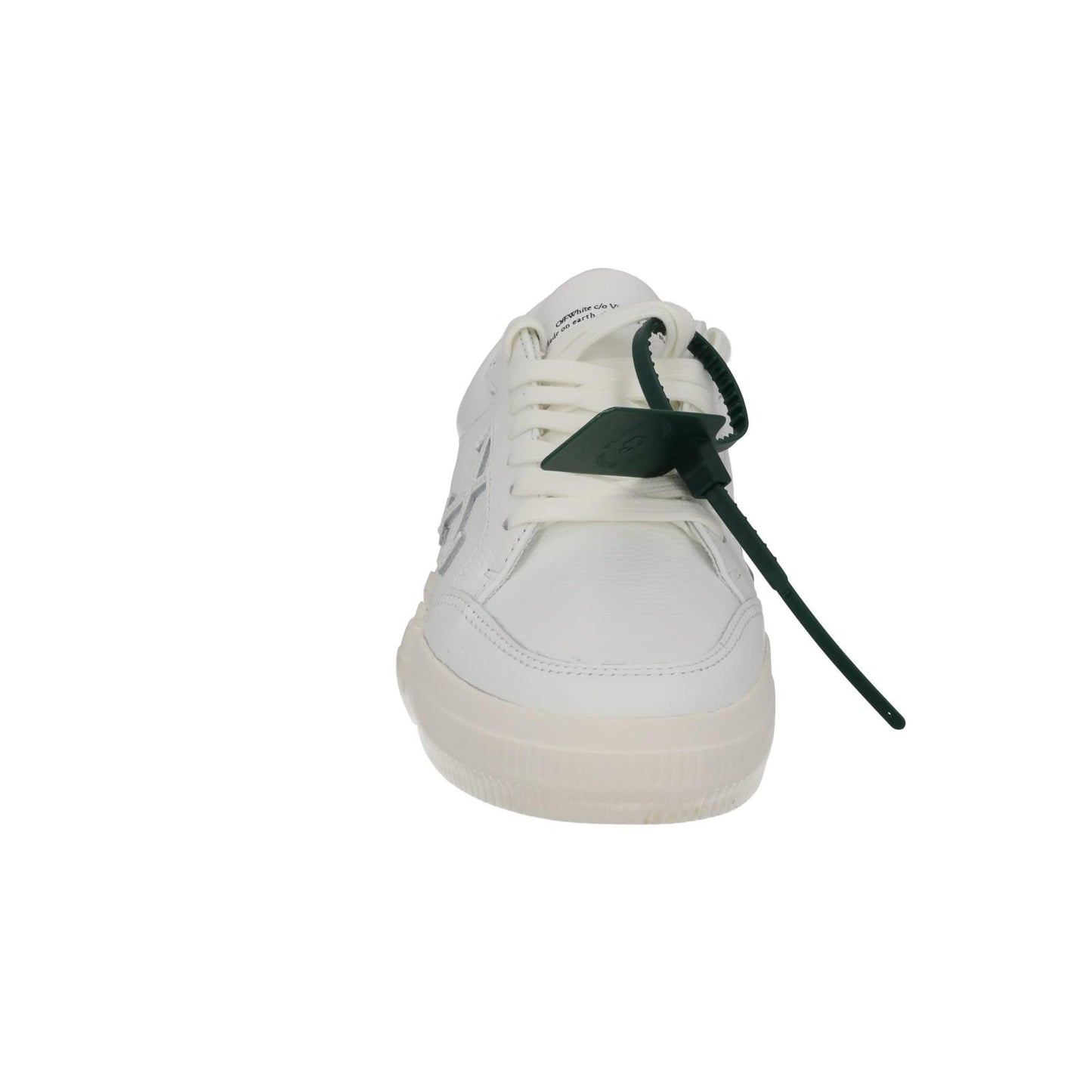 OFF WHITE Trainers Low Vulcanized White Leather Lace Up IT39 UK5 NEW RRP390