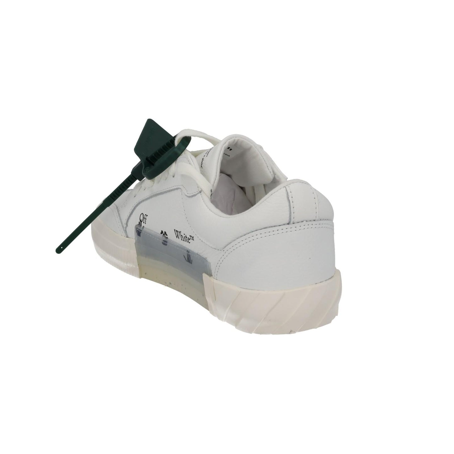 OFF WHITE Trainers Low Vulcanized White Leather Lace Up IT39 UK5 NEW RRP390