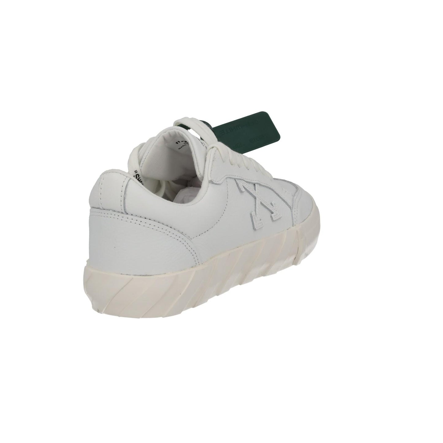 OFF WHITE Trainers Low Vulcanized White Leather Lace Up IT39 UK5 NEW RRP390