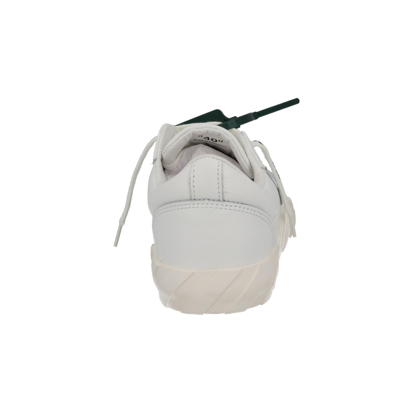 OFF-WHITE Trainers Low Vulcanized Calf Leather White IT40 UK6 NEW RRP390