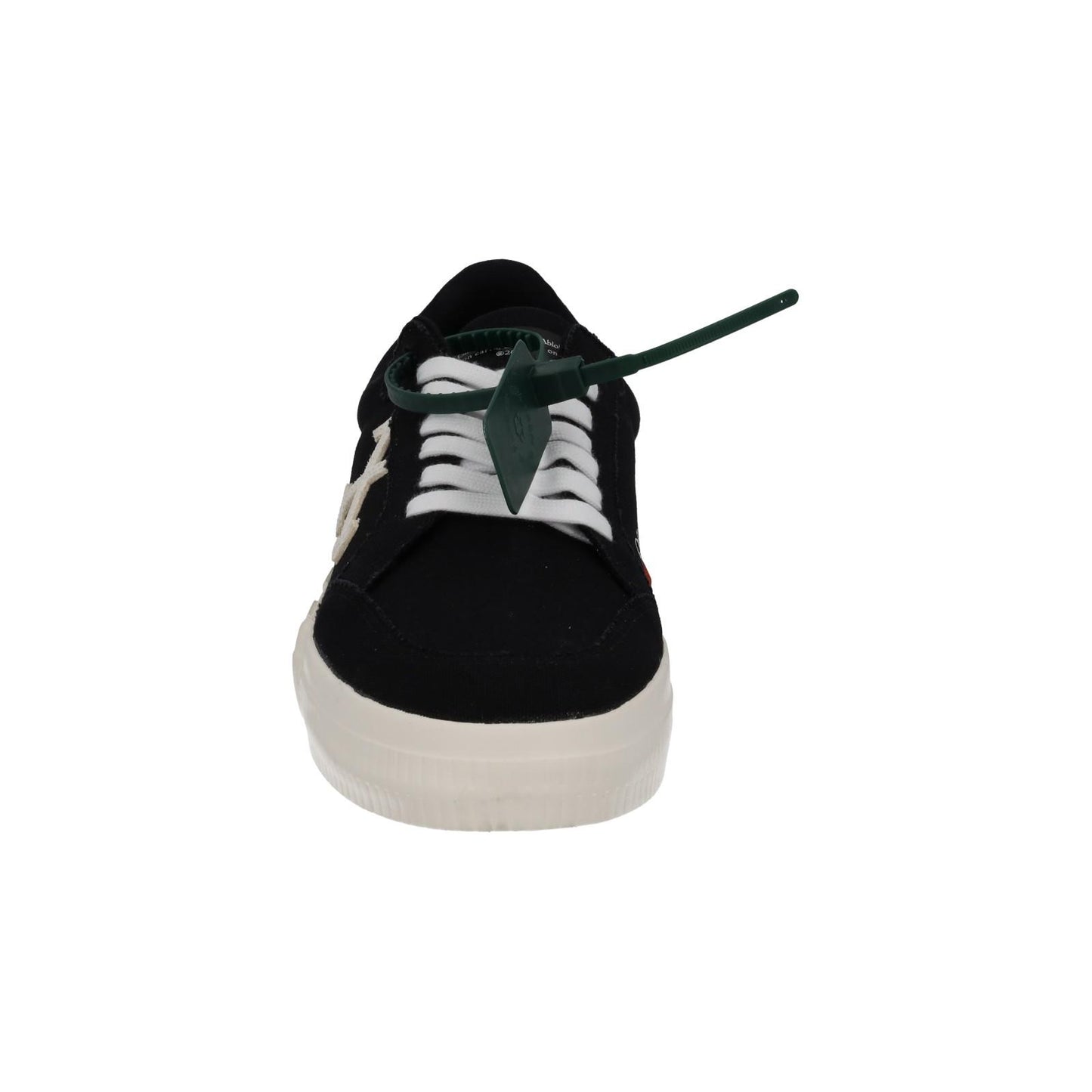 OFF-WHITE Trainers Low Vulcanized Canvas Black White IT40 UK6 NEW RRP305