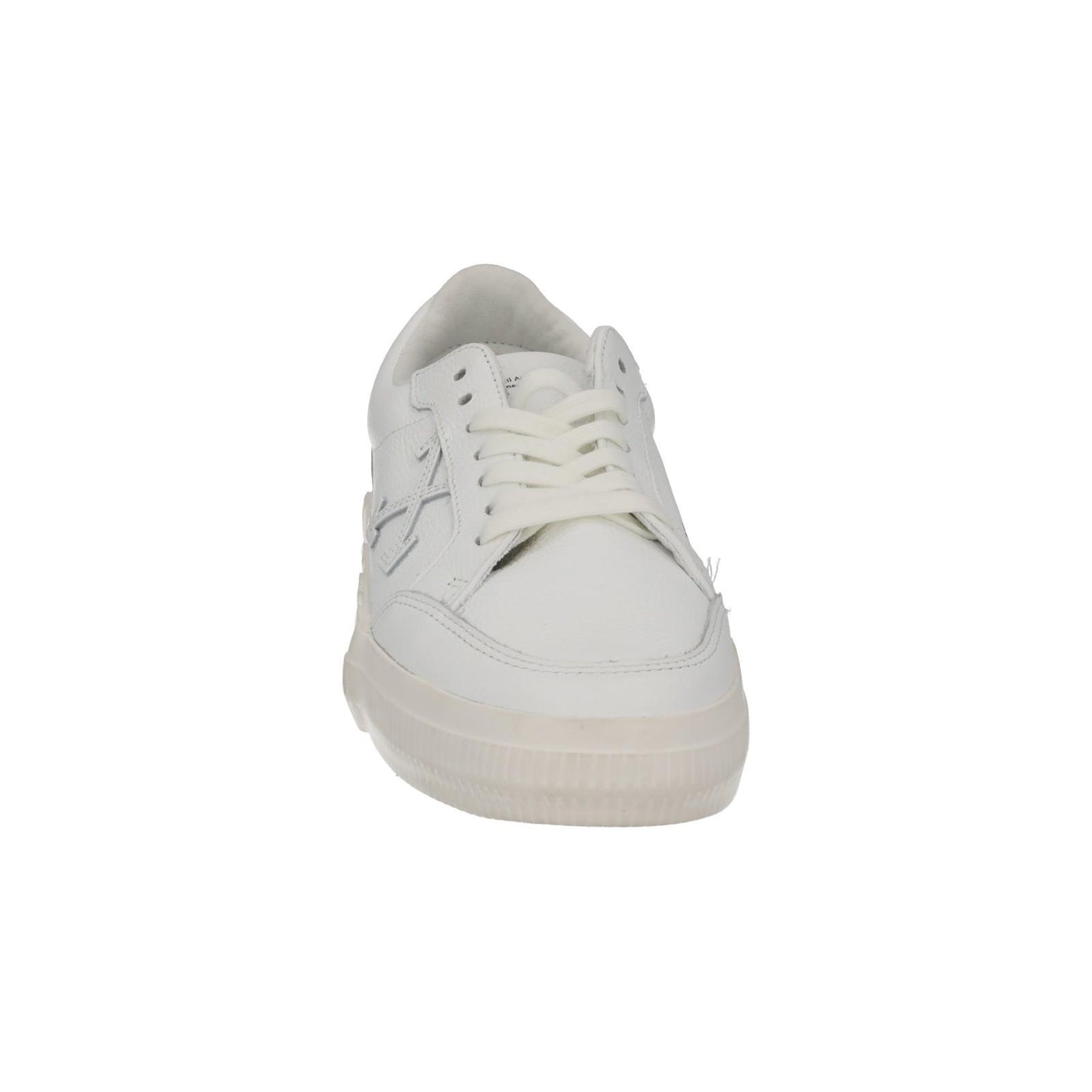 OFF-WHITE Trainers Low Vulcanized White Leather Men's IT40 UK8 NEW RRP355