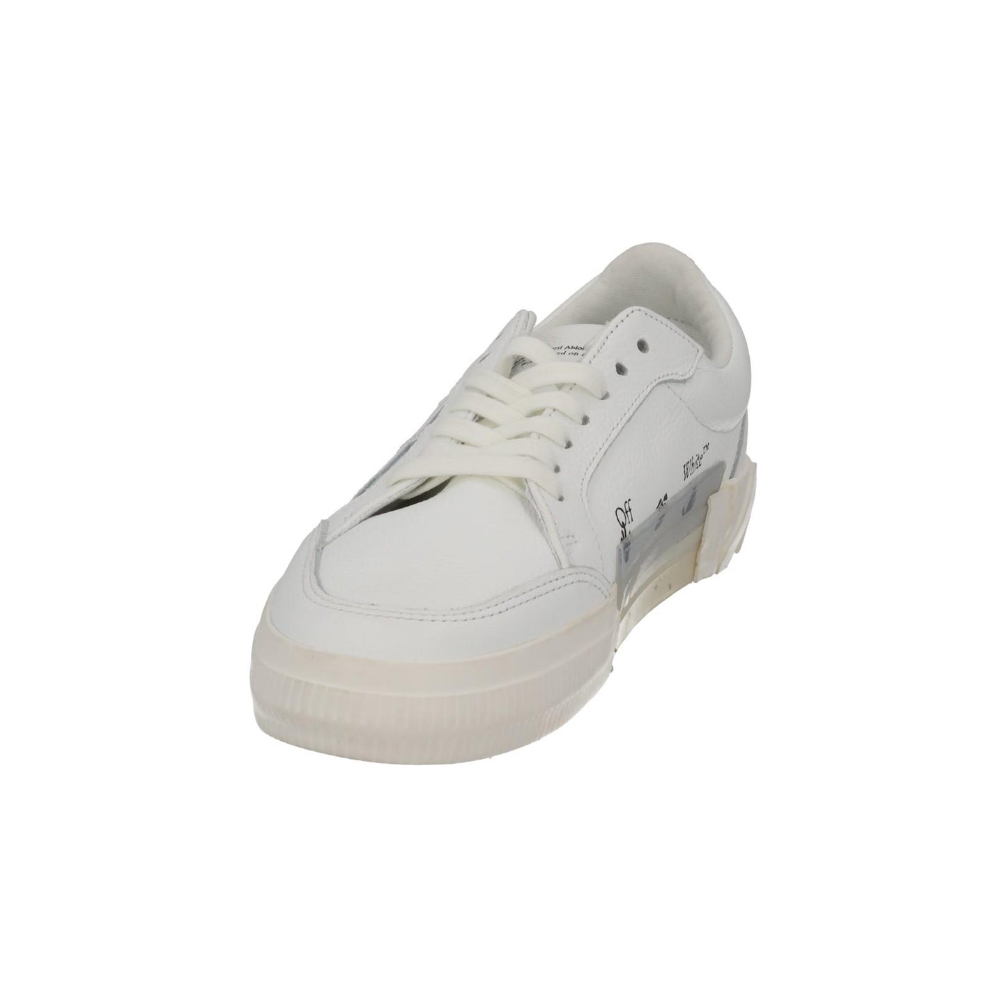 OFF-WHITE Trainers Low Vulcanized White Leather Men's IT40 UK8 NEW RRP355