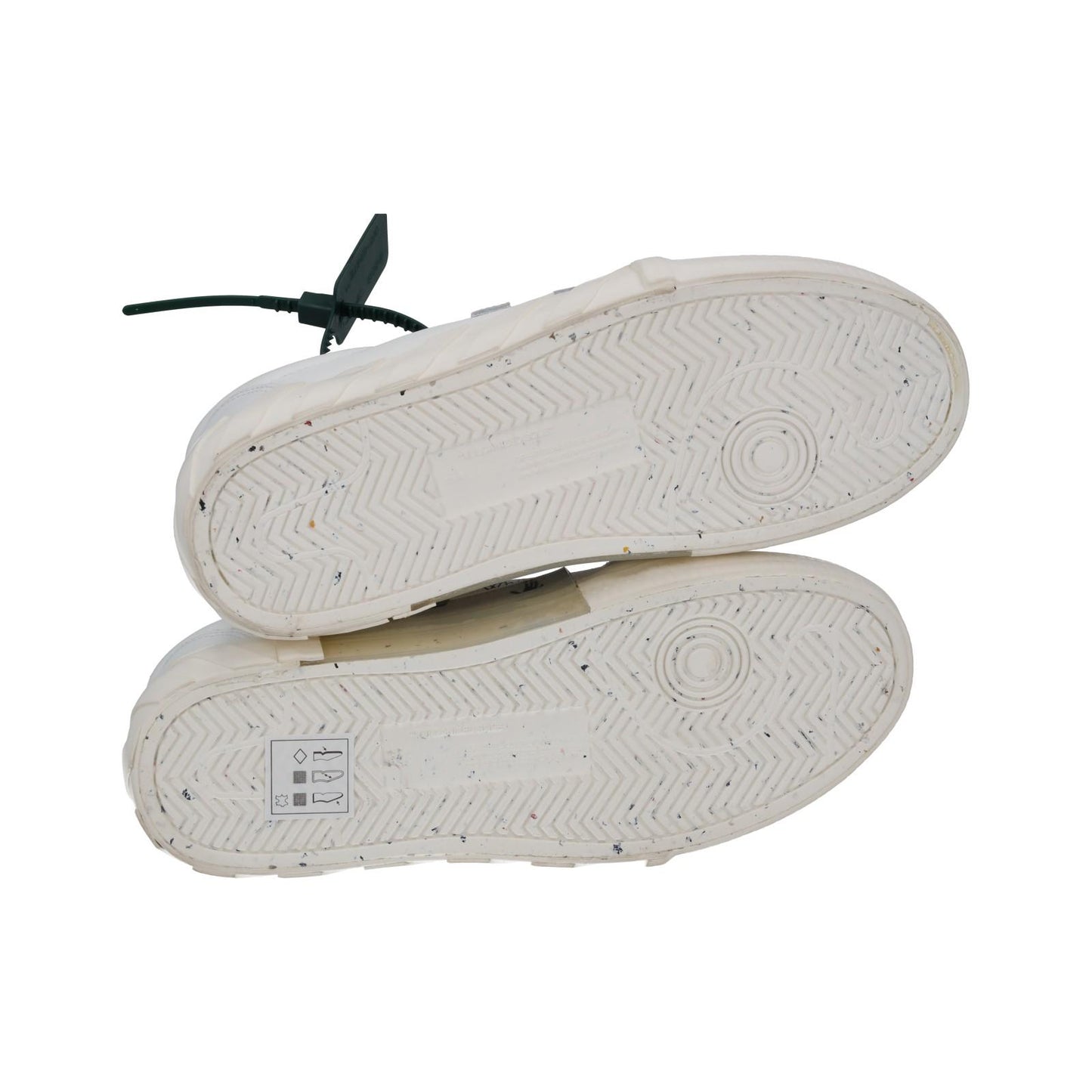 OFF-WHITE Trainers Low Vulcanized White Leather Ladies EU40 UK7 NEW RRP355