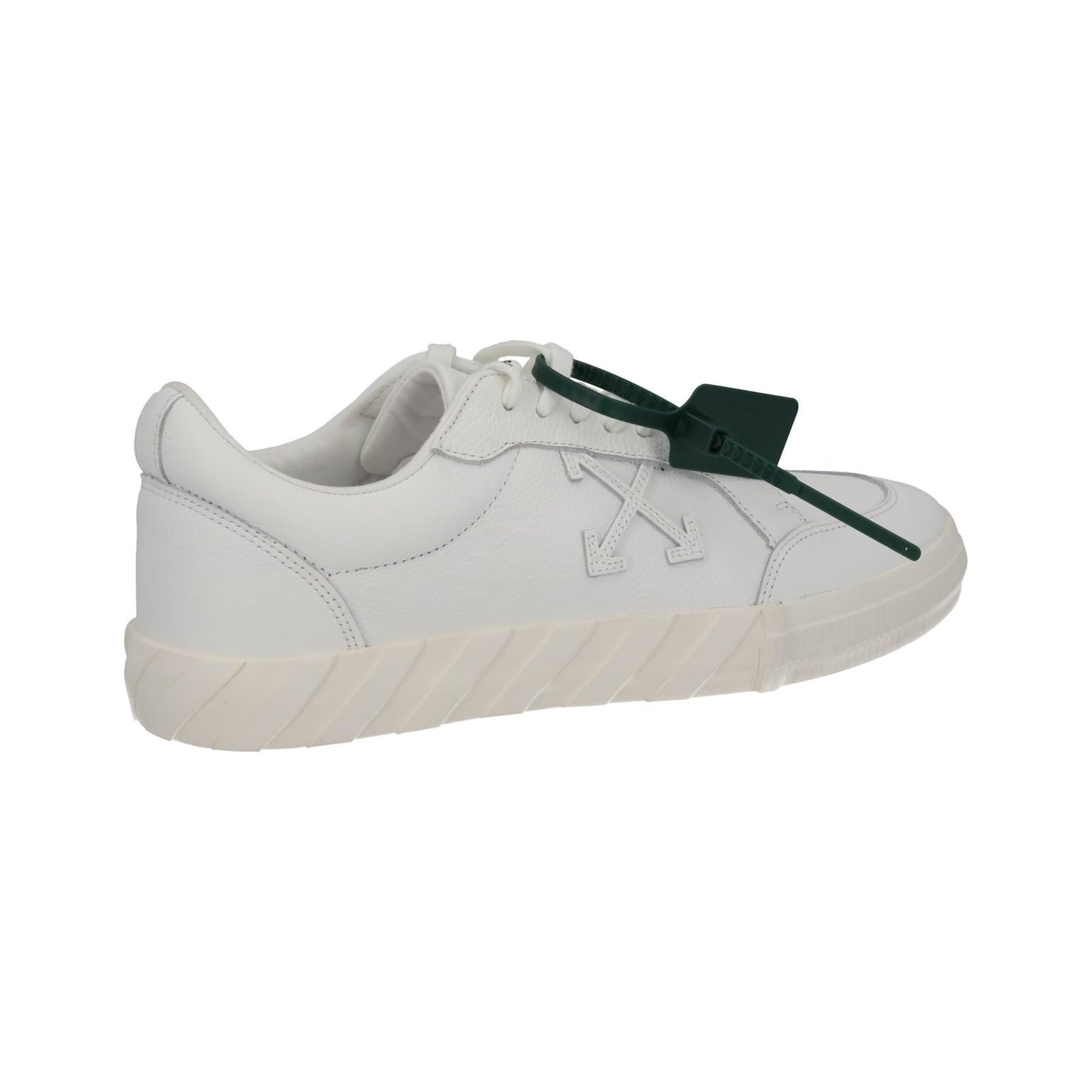 OFF-WHITE Trainer Vulcanized Low Profile White Leather IT46 UK12 NEW RRP390