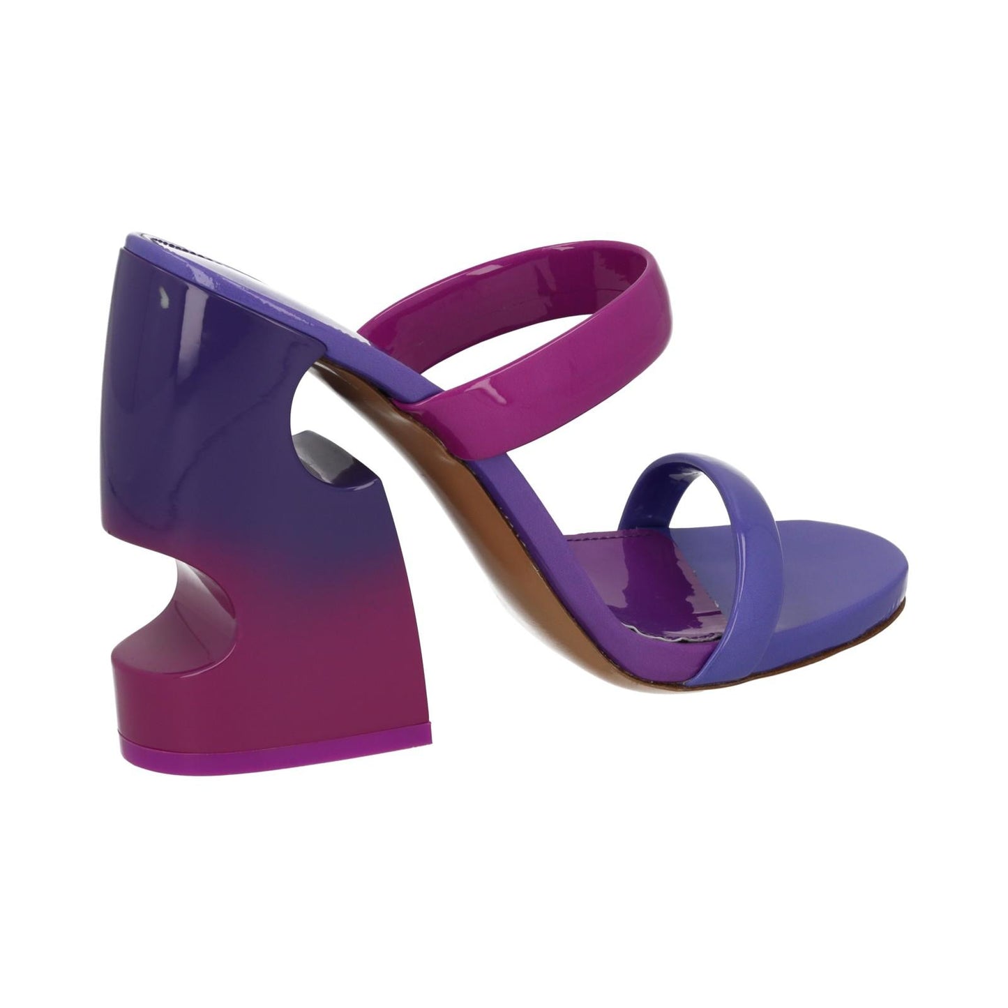 OFF-WHITE Shade Mule Meteor 120 Block Heel Shoe Purple Pink IT37 UK4 NEW RRP735