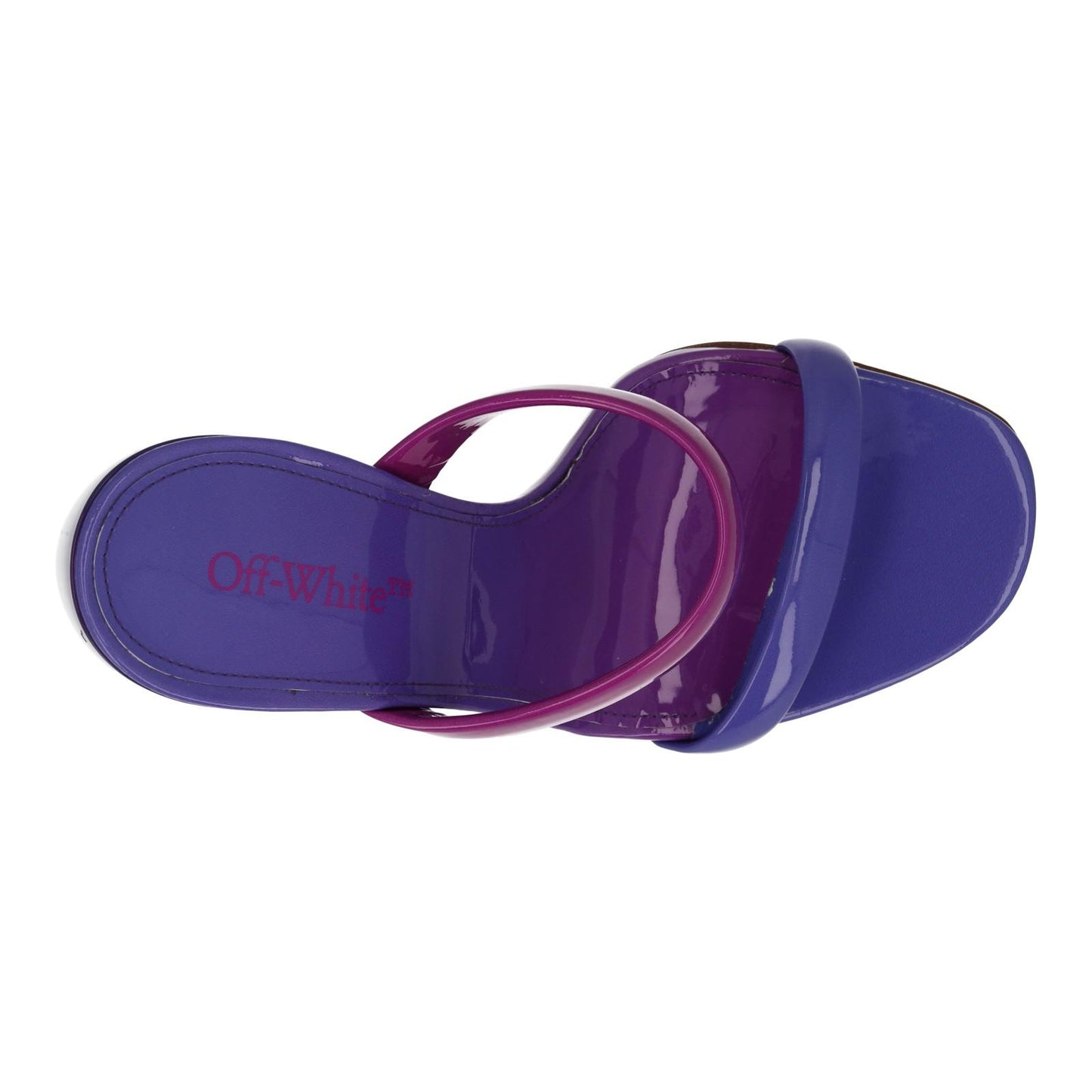 OFF-WHITE Shade Mule Meteor 120 Block Heel Shoe Purple Pink IT37 UK4 NEW RRP735