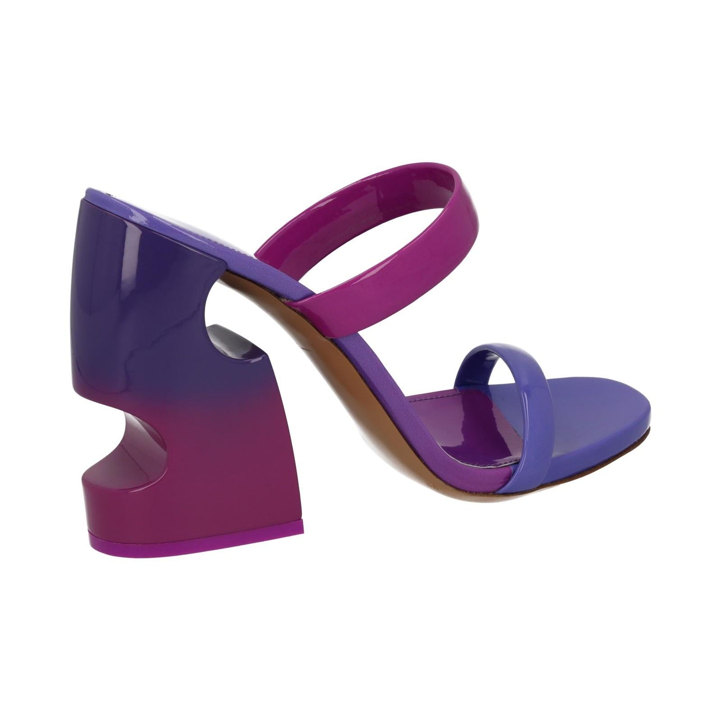 OFF-WHITE Shade Mule Meteor 120 Block Heel Shoe Purple Pink IT41 UK8 NEW RRP735