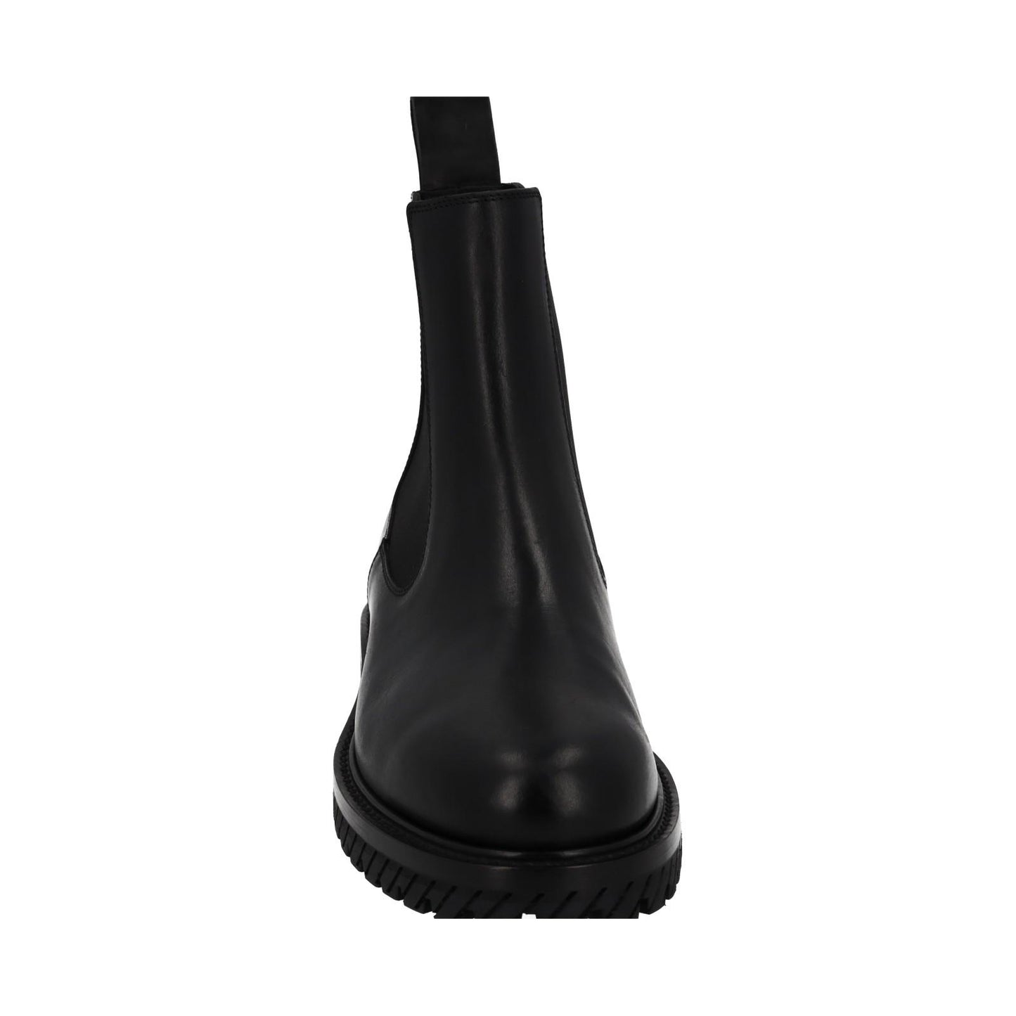 OFF-WHITE Combat Chelsea Boot Black Leather Pull On EU43 UK9 NEW RRP985