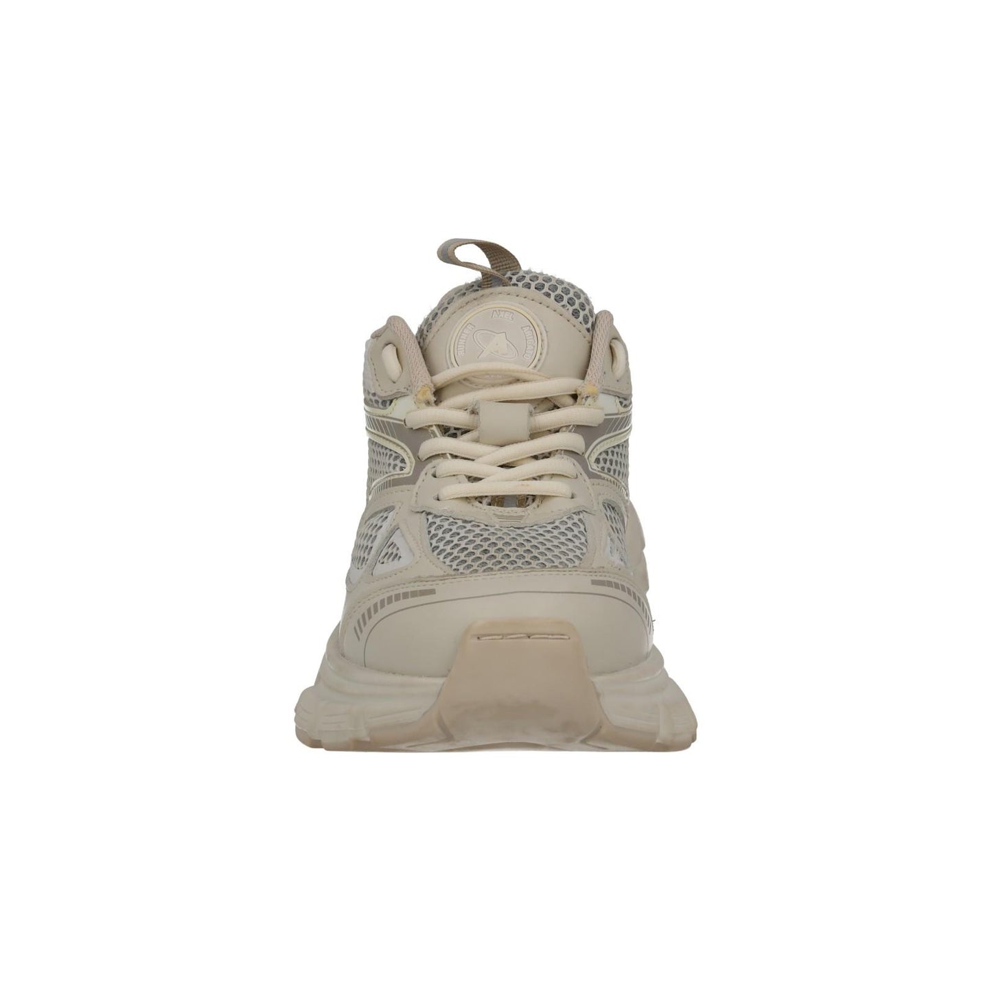 AXEL ARIGATO Marathon Runner Trainers Beige Fabric Leather EU37 UK4 NEW RP300