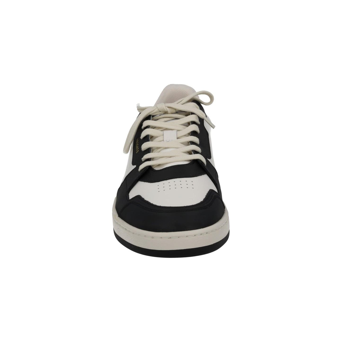 AXEL ARIGATO Men's White & Black Leather Dice Lo Trainers Size UK10 RRP215 NEW