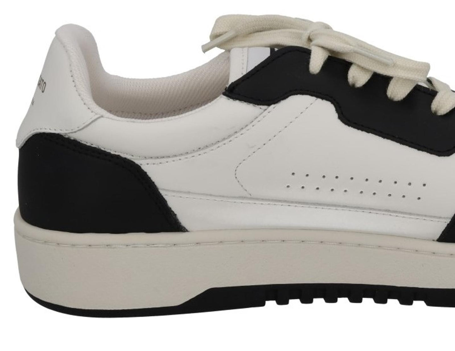 AXEL ARIGATO Men's White & Black Leather Dice Lo Trainers Size UK10 RRP215 NEW