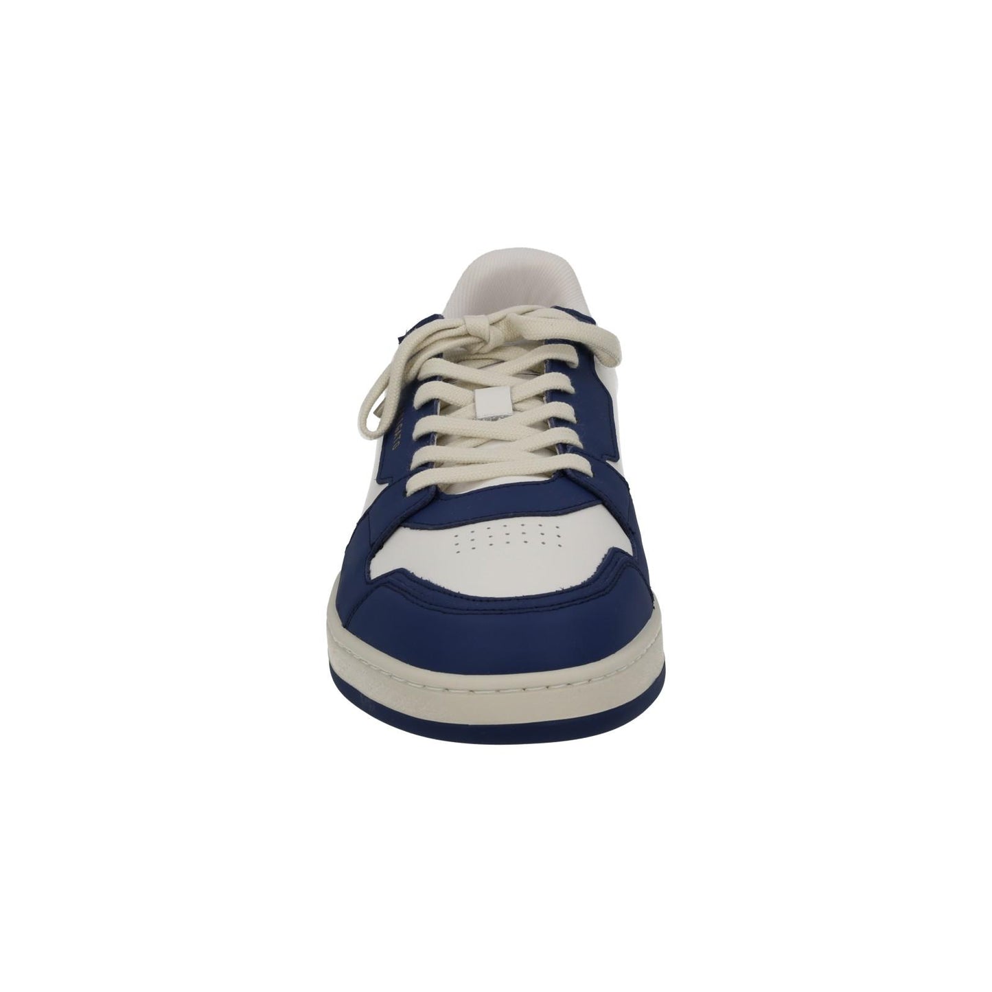 AXEL ARIGATO Men's White & Blue Leather Dice Lo Trainers Size UK10 RRP215 NEW