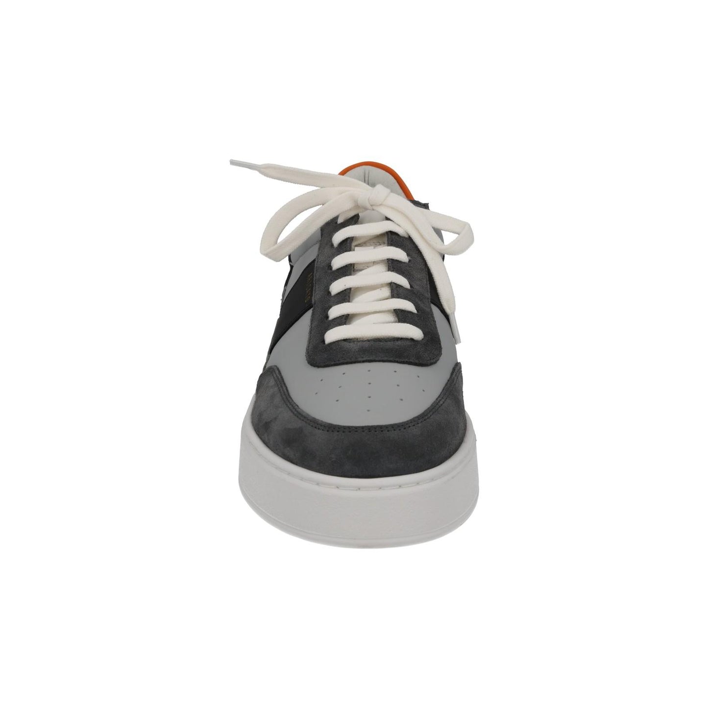 AXEL ARIGATO Men's Grey Leather & Suede Orbit Lace-Up Trainers UK12 RRP230 NEW