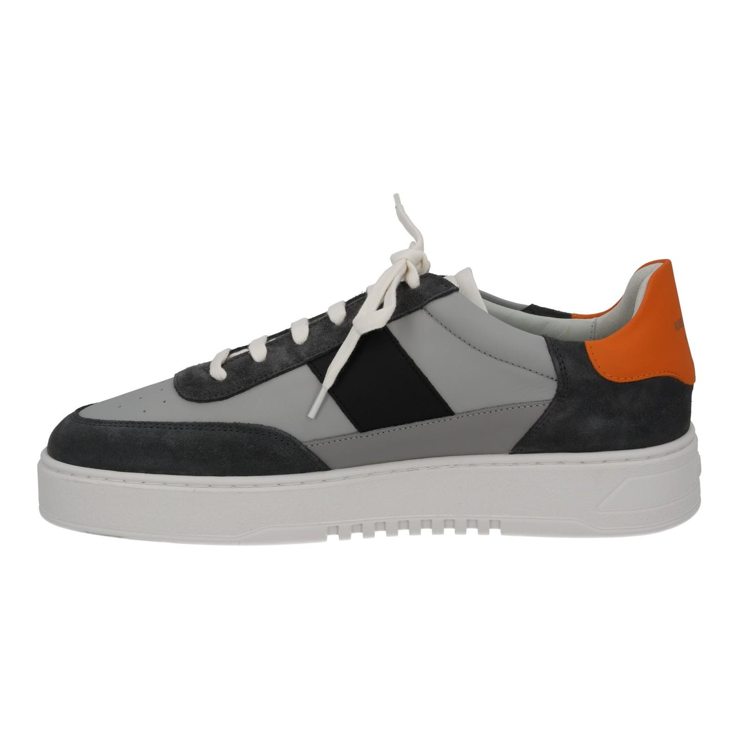 AXEL ARIGATO Men's Grey Leather & Suede Orbit Lace-Up Trainers UK12 RRP230 NEW