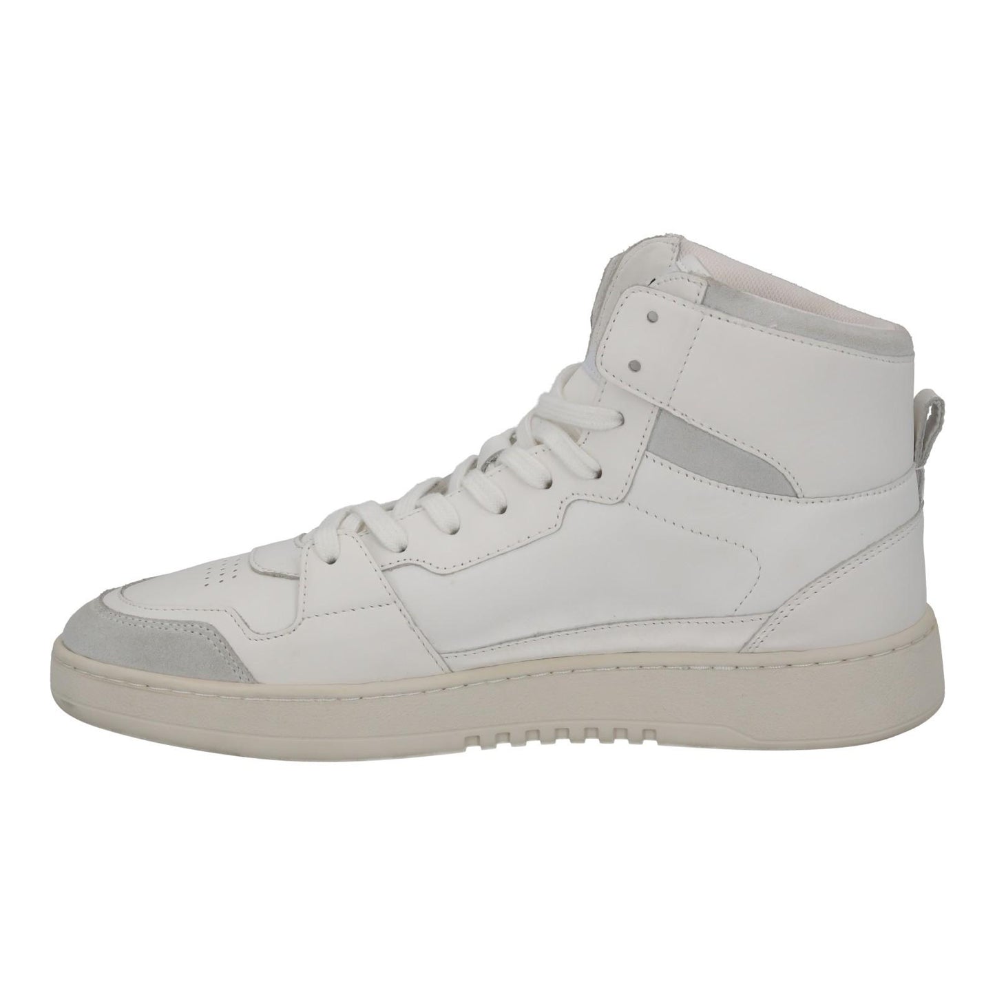 AXEL ARIGATO Men's White Leather Dice Hi Top Lace-Up Trainers UK9 RRP250 NEW