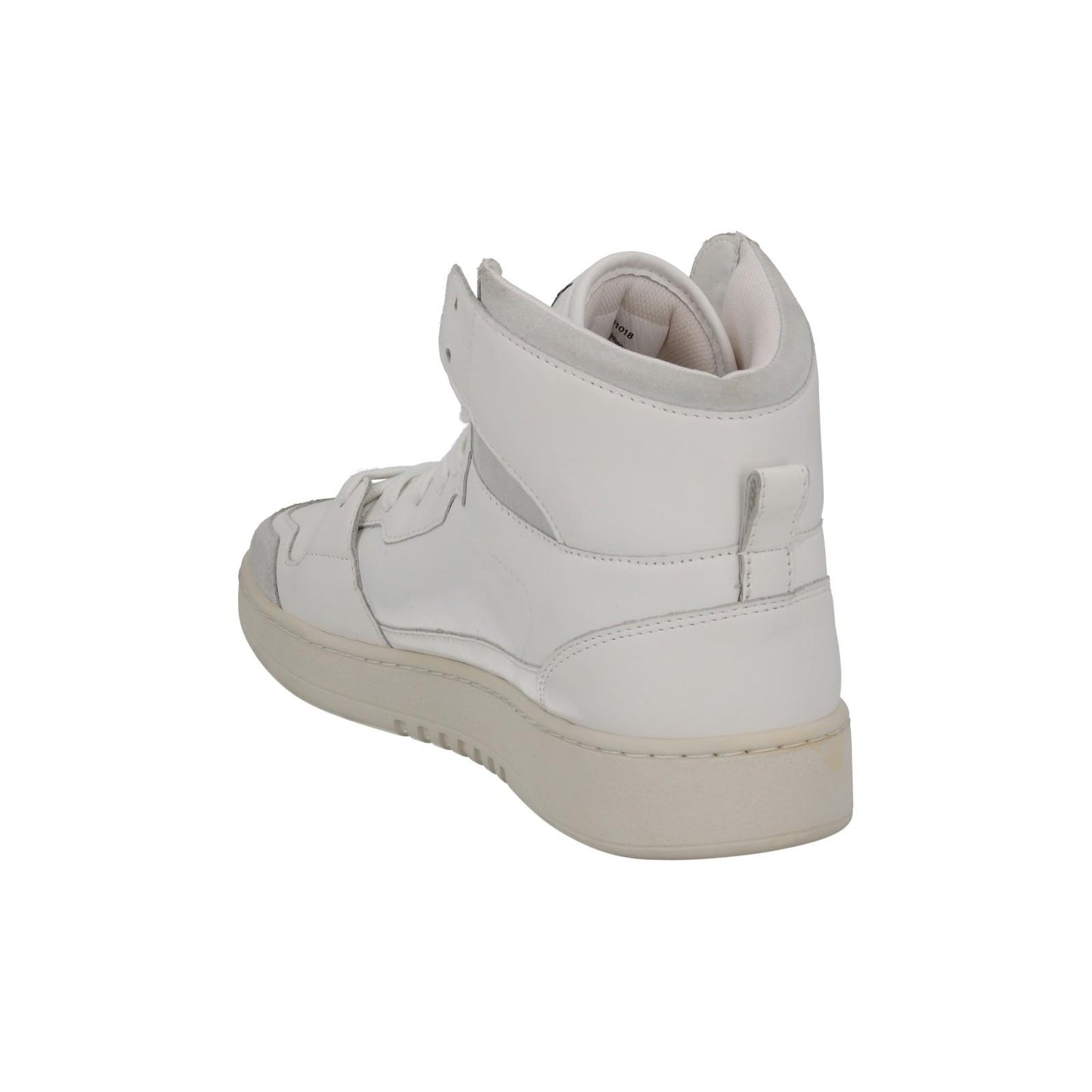 AXEL ARIGATO Men's White Leather Dice Hi Top Lace-Up Trainers UK9 RRP250 NEW