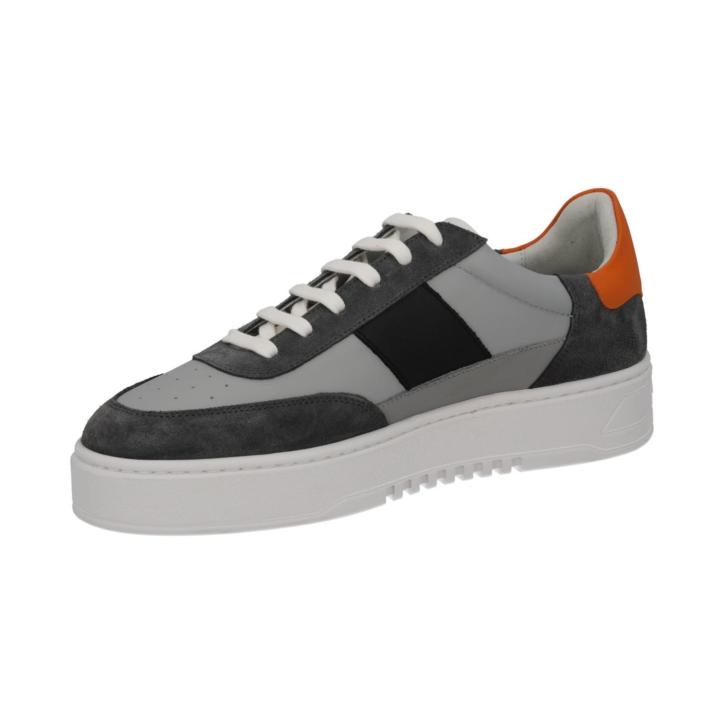 AXEL ARIGATO Men's Grey Leather & Suede Orbit Lace-Up Trainers UK9.5 RRP230 NEW