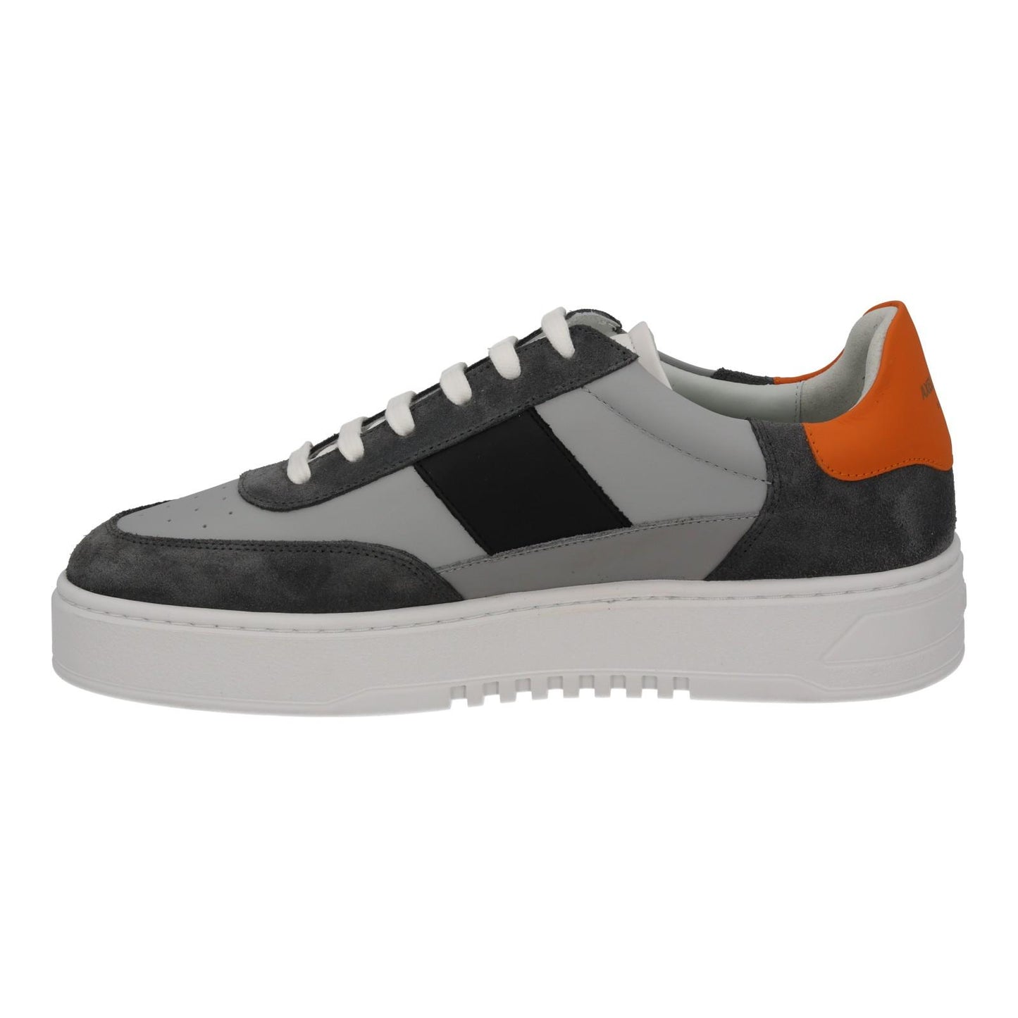 AXEL ARIGATO Men's Grey Leather & Suede Orbit Lace-Up Trainers UK9.5 RRP230 NEW