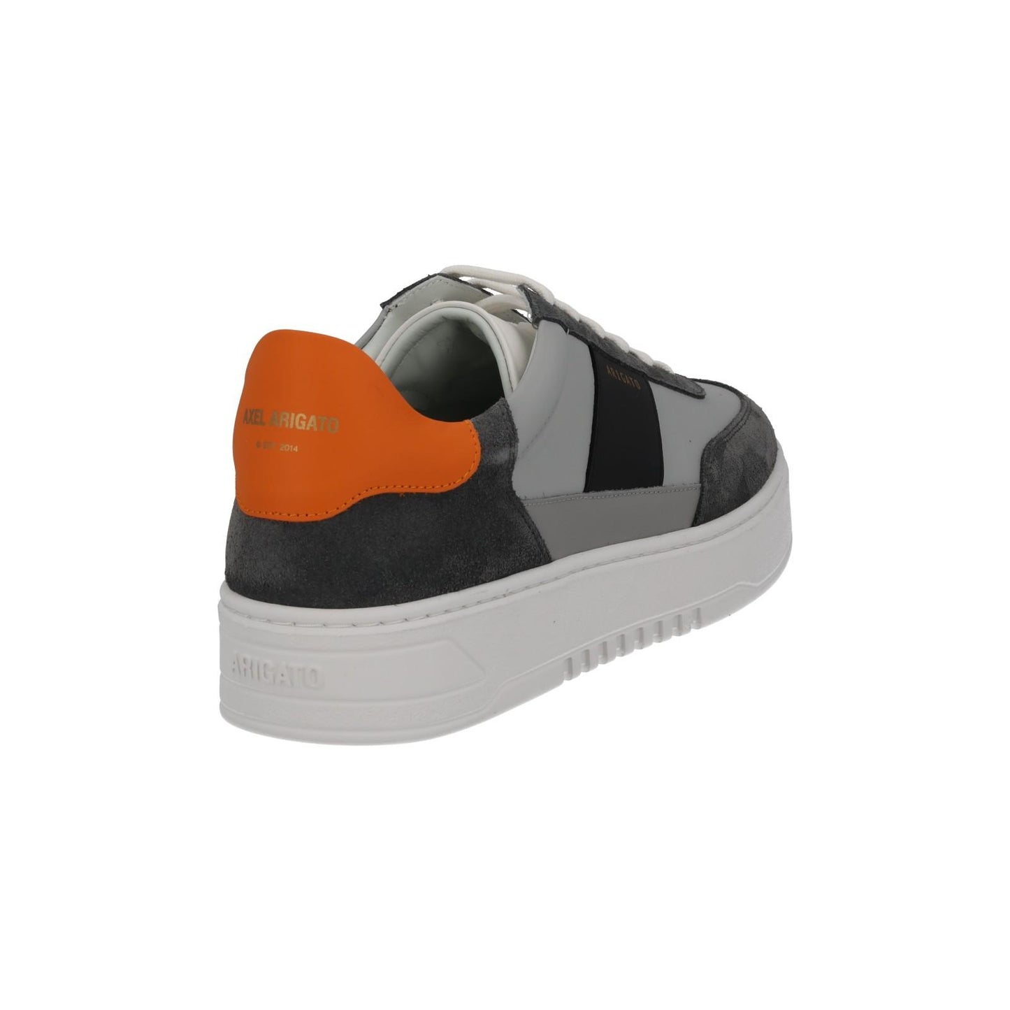AXEL ARIGATO Men's Grey Leather & Suede Orbit Lace-Up Trainers UK9.5 RRP230 NEW