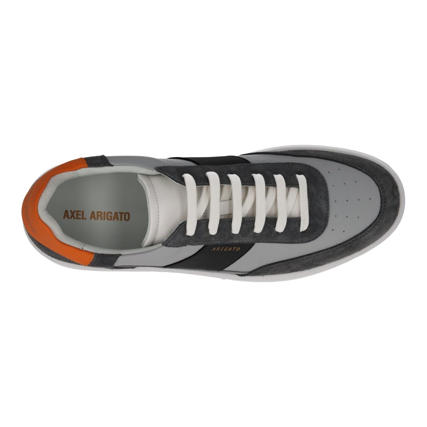 AXEL ARIGATO Men's Grey Leather & Suede Orbit Lace-Up Trainers UK9.5 RRP230 NEW