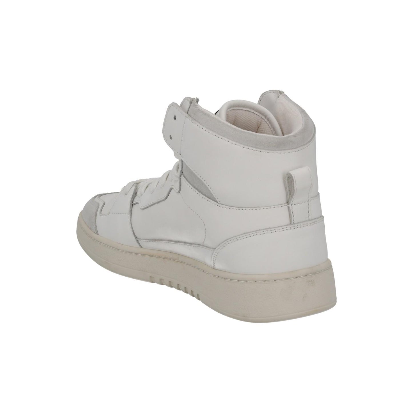 AXEL ARIGATO Men's White Leather Dice Hi Top Lace-Up Trainers UK7 RRP250 NEW