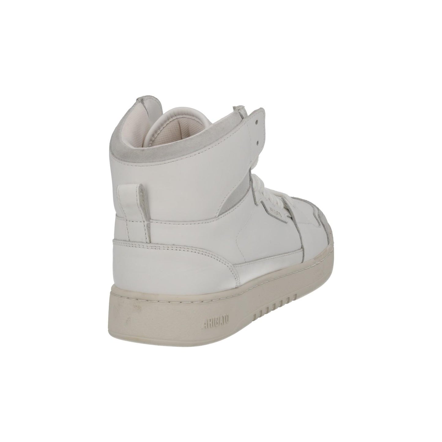 AXEL ARIGATO Men's White Leather Dice Hi Top Lace-Up Trainers UK7 RRP250 NEW