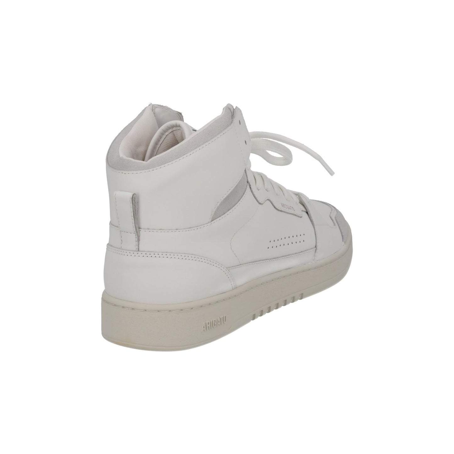AXEL ARIGATO Men's White Leather Dice Hi Top Lace-Up Trainers UK11 RRP250 NEW