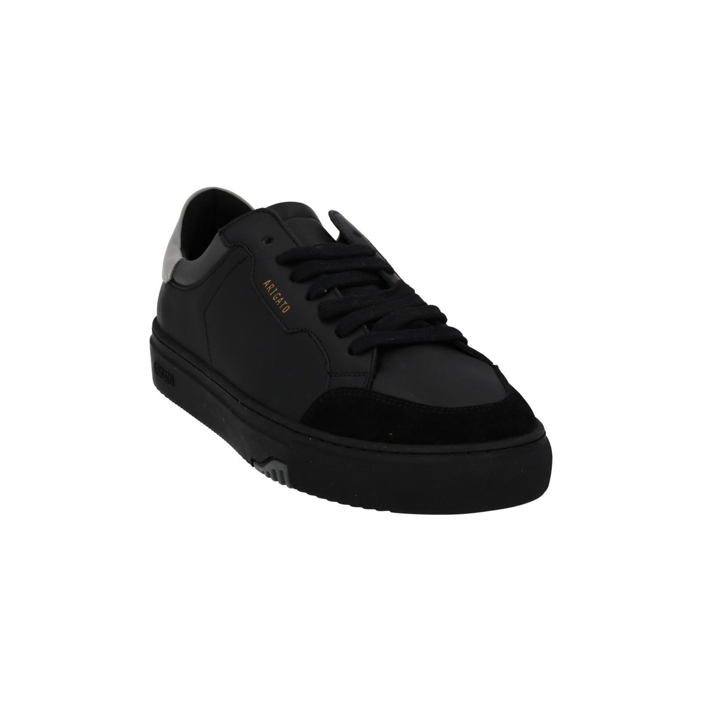 AXEL ARIGATO Men's Black & Grey Leather Clean 180 Low Top Size UK8 RRP220 NEW