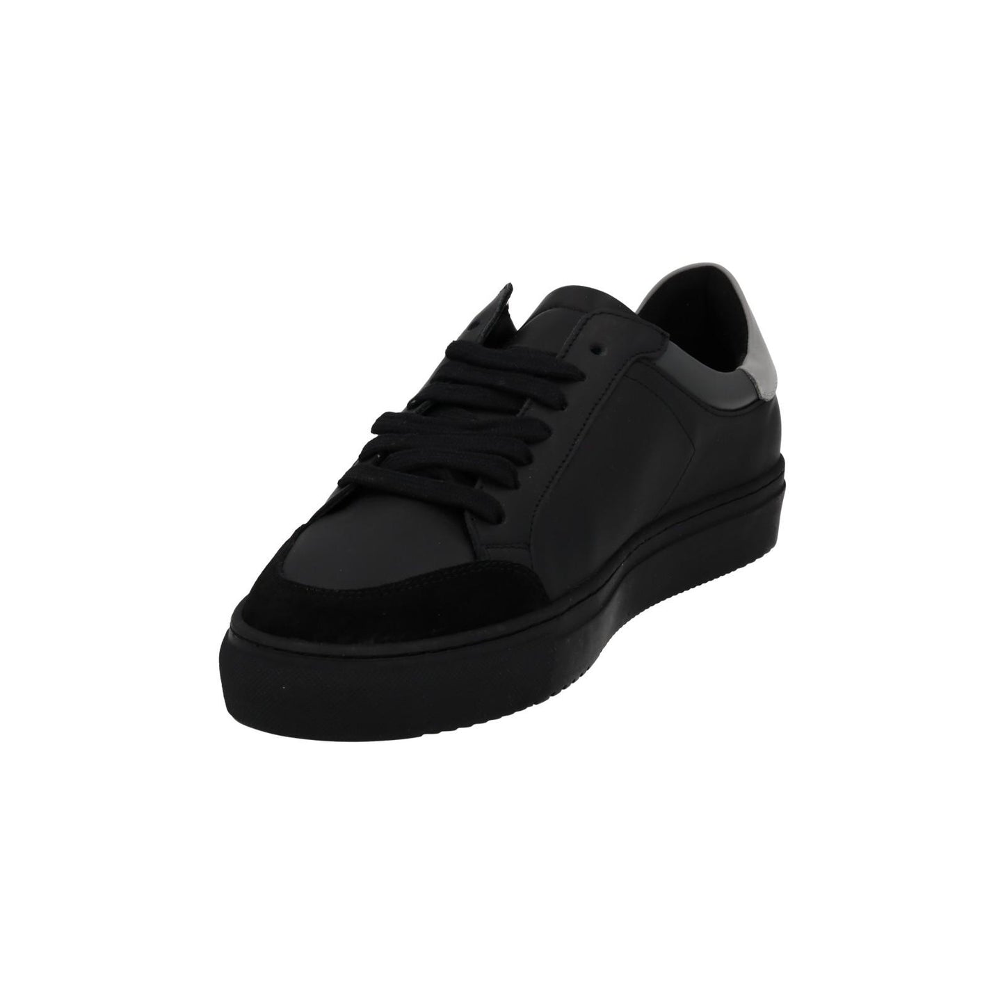 AXEL ARIGATO Men's Black & Grey Leather Clean 180 Low Top Size UK8 RRP220 NEW