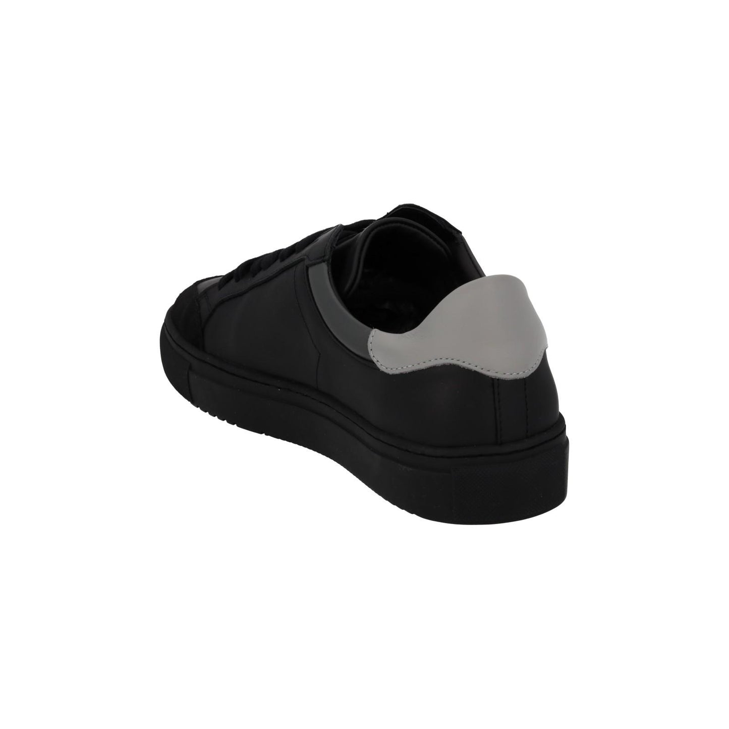 AXEL ARIGATO Men's Black & Grey Leather Clean 180 Low Top Size UK8 RRP220 NEW