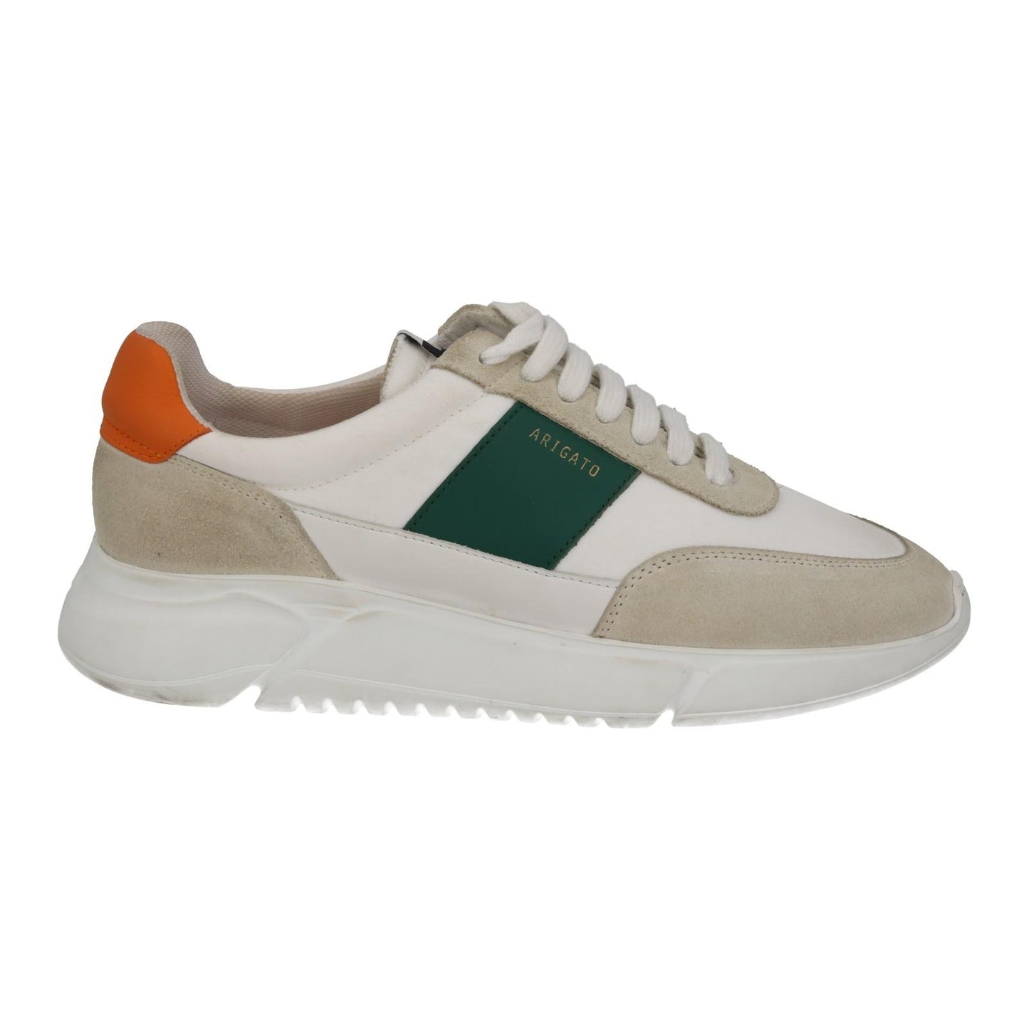 AXEL ARIGATO Men's White & Green Genesis Vintage Runner Trainers UK6 RRP215 NEW