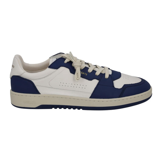 AXEL ARIGATO Men's White & Blue Leather Dice Lo Trainers Size UK11 RRP215 NEW