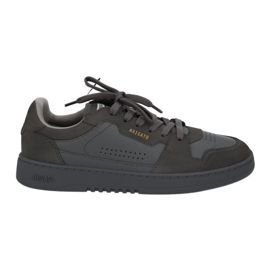 AXEL ARIGATO Men's Grey Leather & Suede Dice Mono Trainers Size UK7 RRP215 NEW