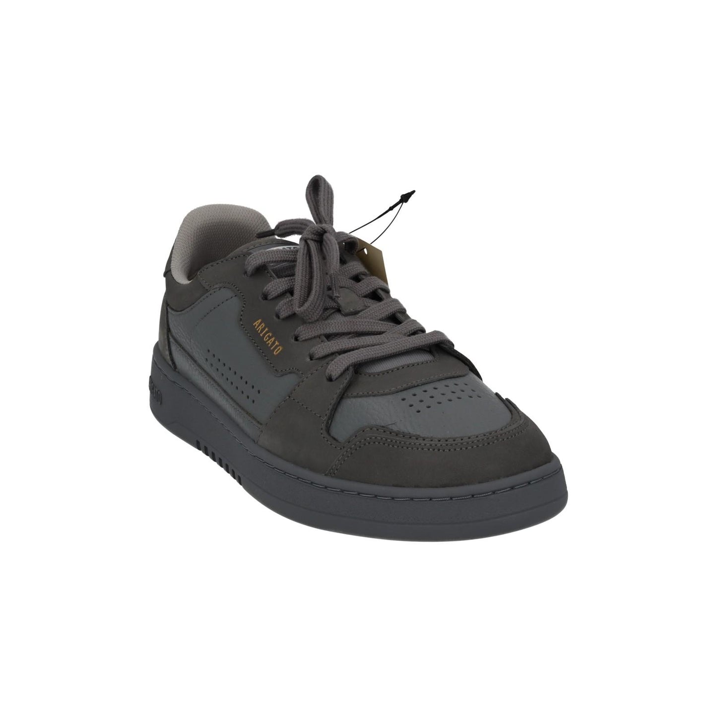 AXEL ARIGATO Men's Grey Leather & Suede Dice Mono Trainers Size UK7 RRP215 NEW
