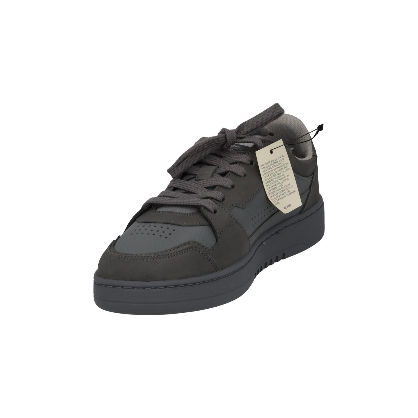 AXEL ARIGATO Men's Grey Leather & Suede Dice Mono Trainers Size UK7 RRP215 NEW