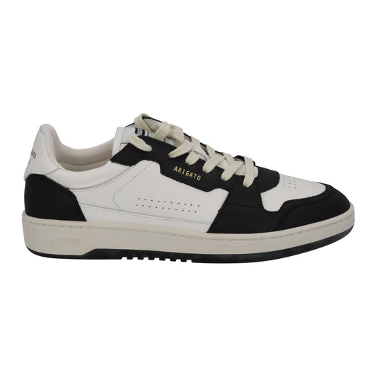 AXEL ARIGATO Men's White & Black Leather Dice Lo Trainers Size UK7 RRP215 NEW
