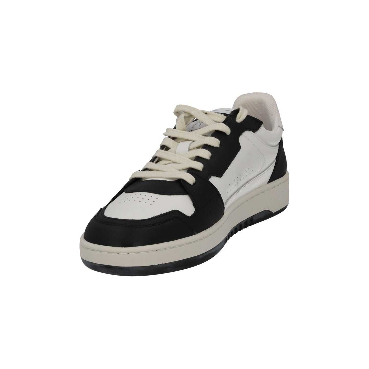 AXEL ARIGATO Men's White & Black Leather Dice Lo Trainers Size UK7 RRP215 NEW